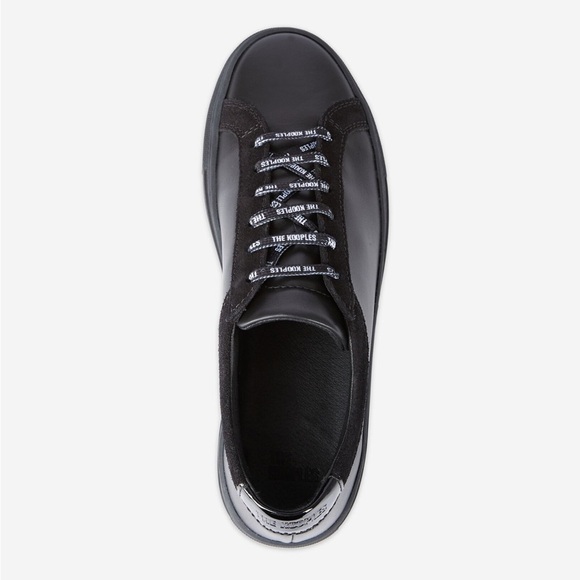 The Kooples Black Leather Unisex Sneakers. Size 37. NWT! - Picture 7 of 9